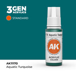 AK Interactive AK 3rd Gen Acrylics: Aquatic Turquoise (17ml)
