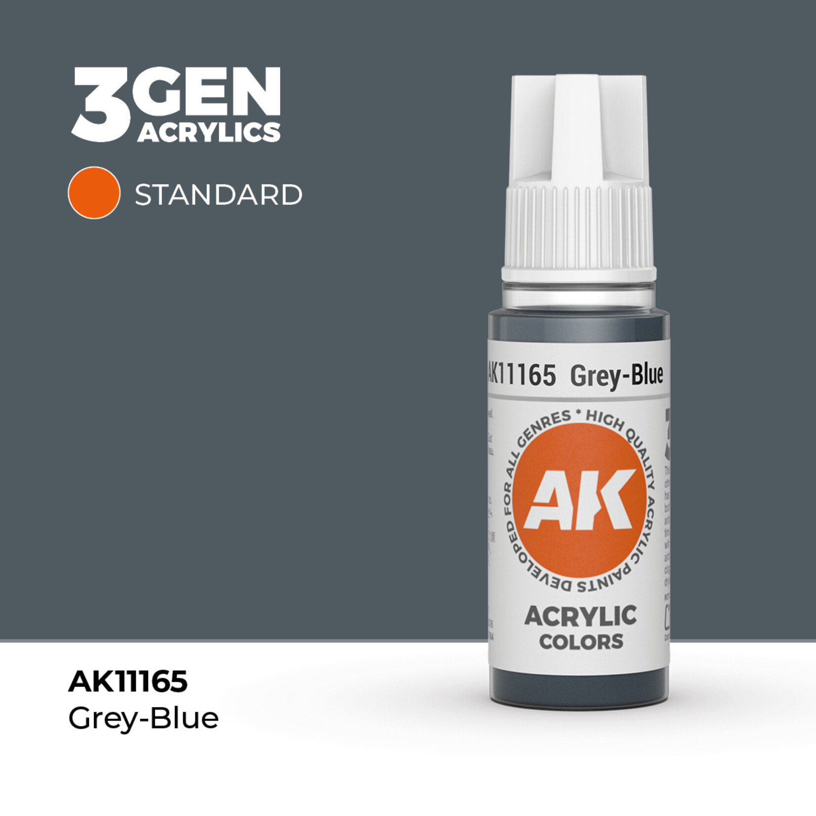 AK Interactive AK 3rd Gen Acrylics: Grey-Blue (17ml)