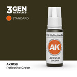 AK Interactive AK 3rd Gen Acrylics: Reflective Green (17ml)