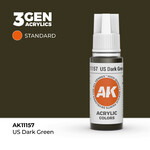 AK Interactive AK 3rd Gen Acrylics: US Dark Green (17ml)