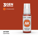 AK Interactive AK 3rd Gen Acrylics: Carmine (17ml)