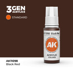 AK Interactive AK 3rd Gen Acrylics: Black Red (17ml)