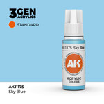 AK Interactive AK 3rd Gen Acrylics: Sky Blue (17ml)
