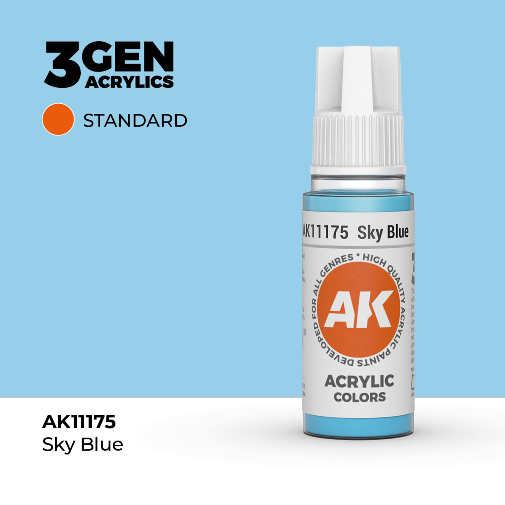 AK Interactive AK 3rd Gen Acrylics: Sky Blue (17ml)