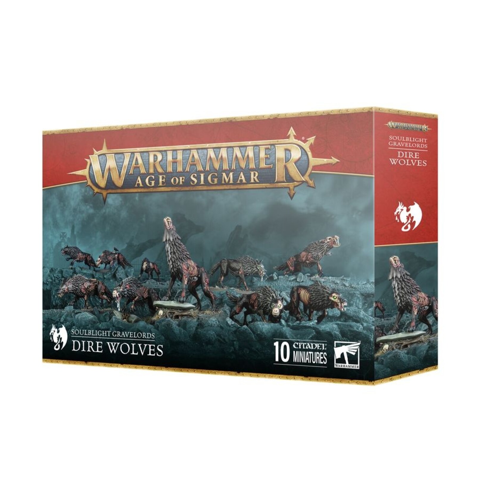 Games Workshop Soulblight Gravelords Dire Wolves