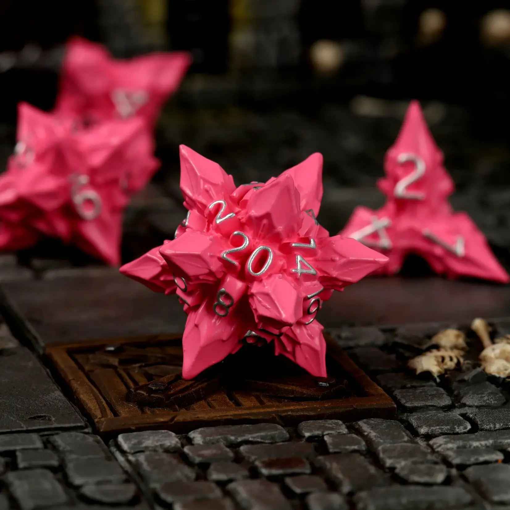 Glass Staff Crit Stones Metal Dice: Blossom Bane