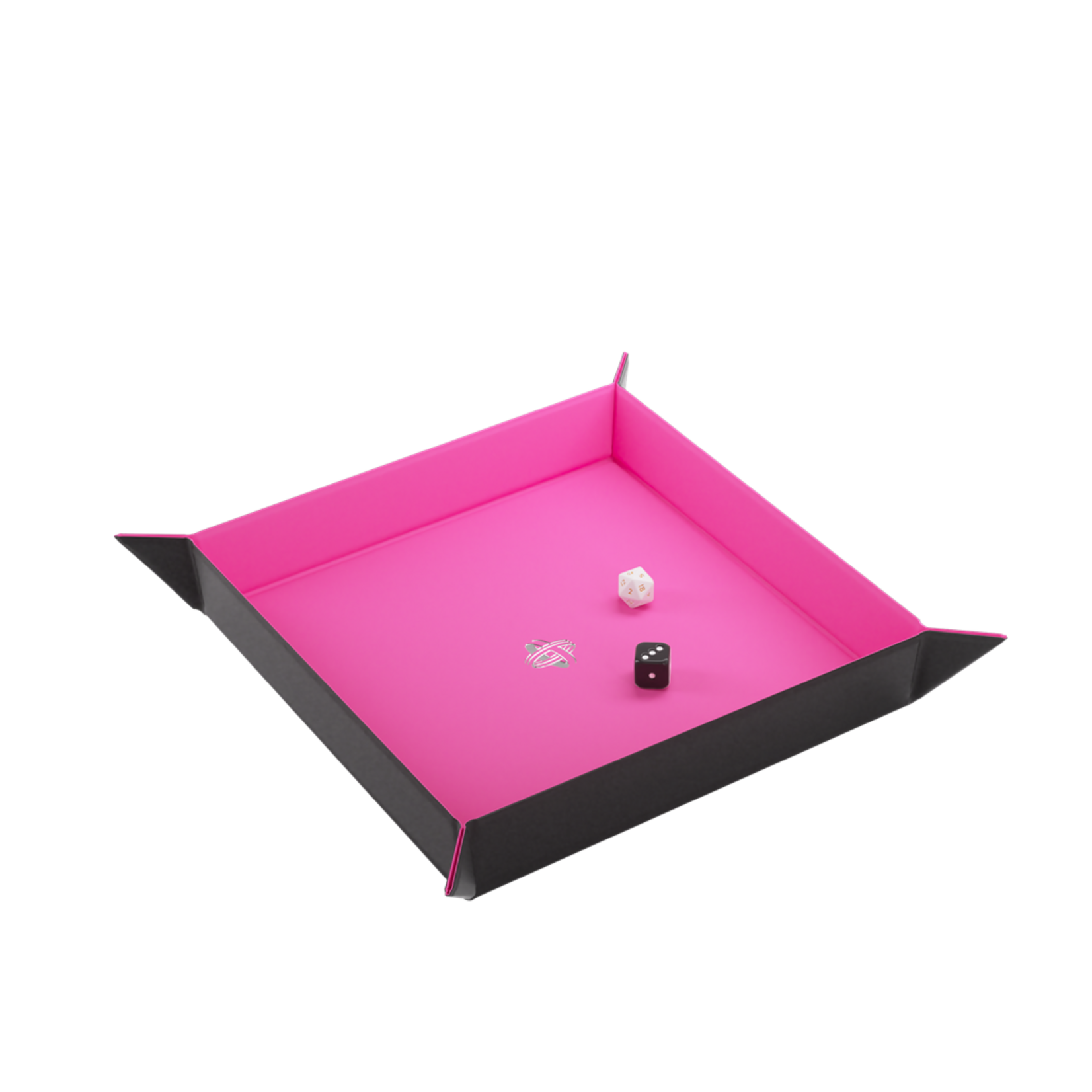 Gamegenic Magnetic Dice Tray Square Black/Pink