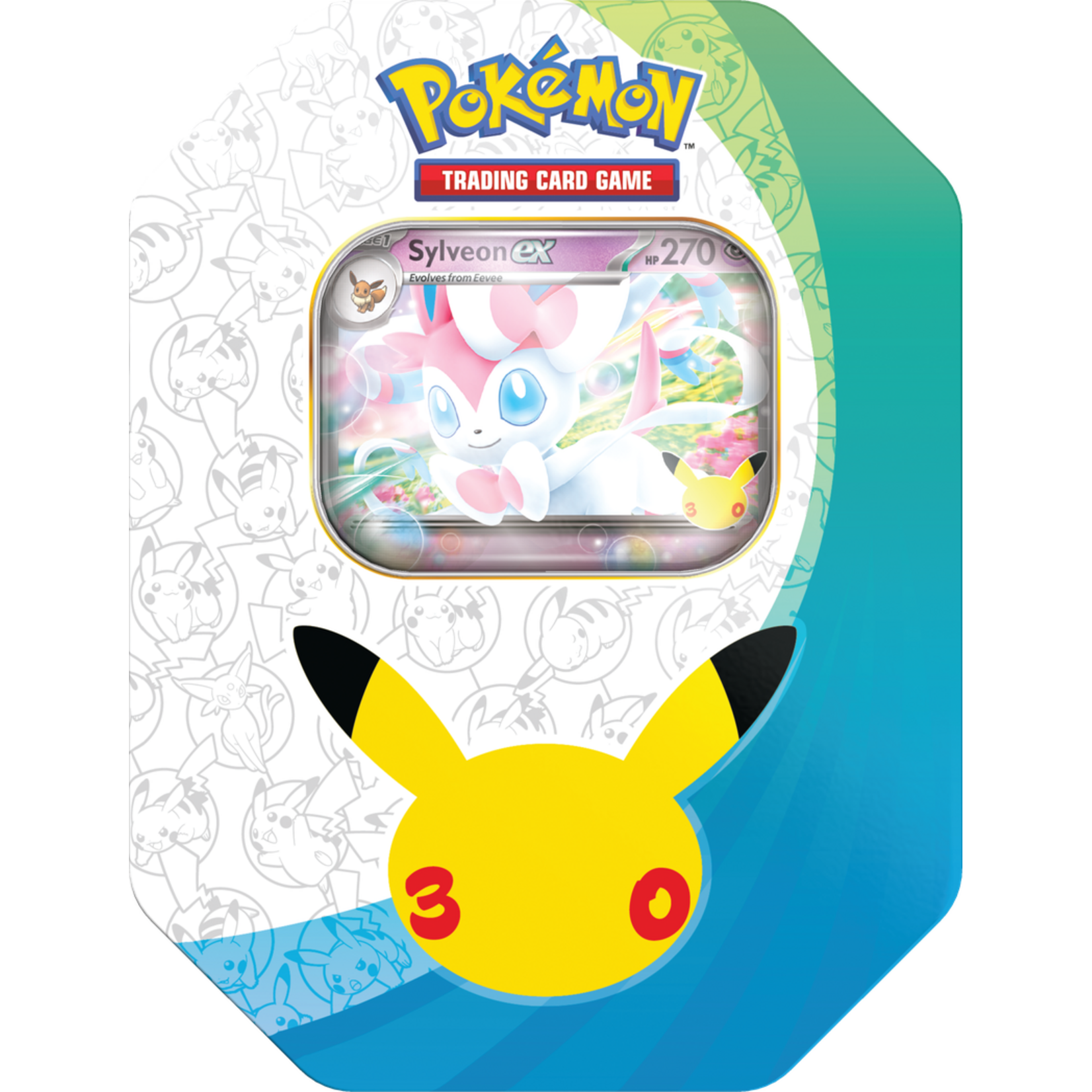 Pokemon USA (Pick-up Only Pre-order) 30th Celebration Sylveon EX Tin