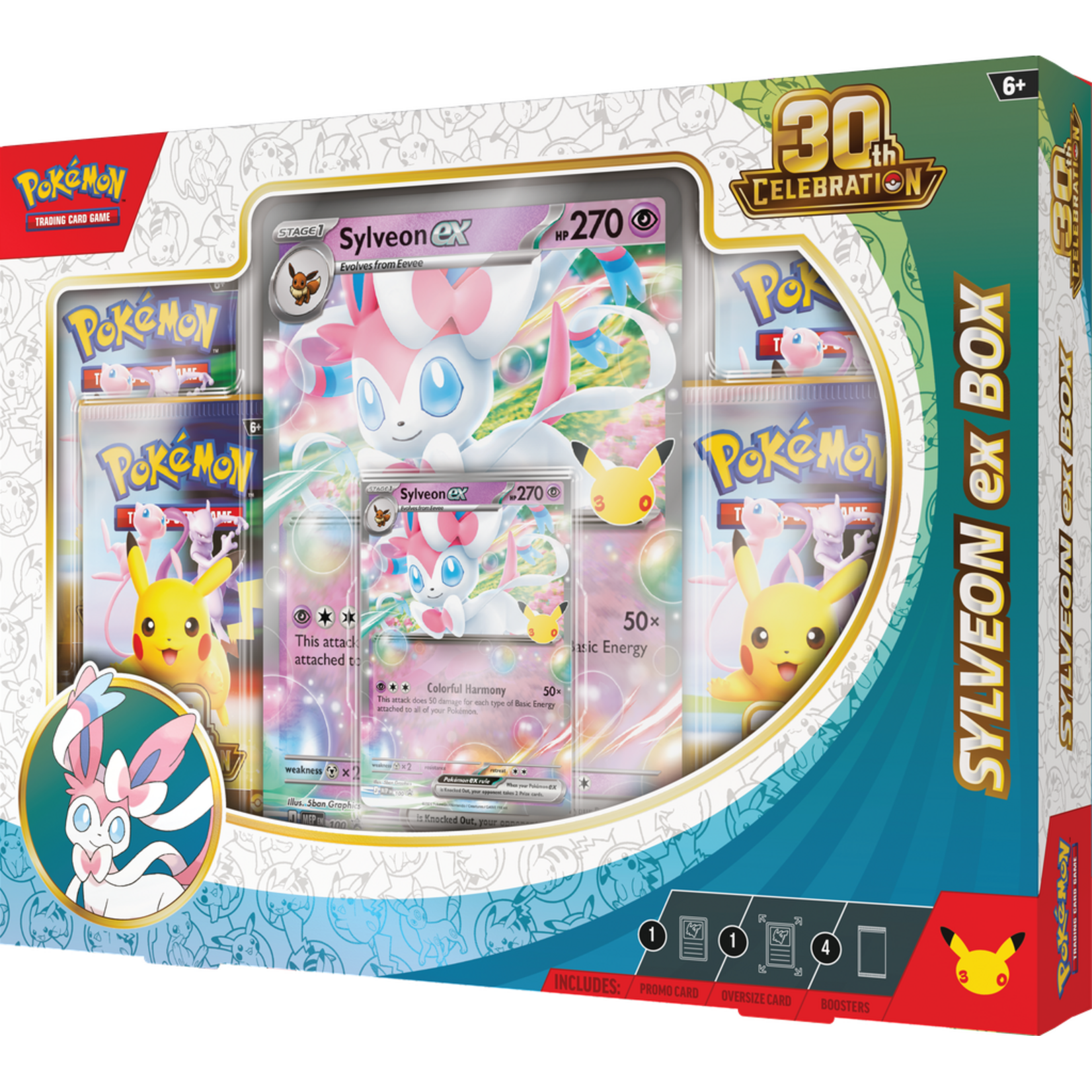 Pokemon USA (Pick-up Only Pre-order) 30th Celebration Sylveon EX Box