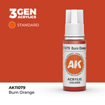 AK Interactive AK 3rd Gen Acrylics: Burn Orange (17ml)