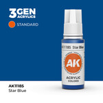 AK Interactive AK 3rd Gen Acrylics: Star Blue (17ml)