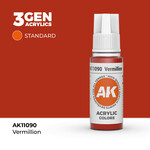 AK Interactive AK 3rd Gen Acrylics: Vermillion (17ml)