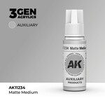 AK Interactive AK 3rd Gen Acrylics: Matte Medium (17ml)