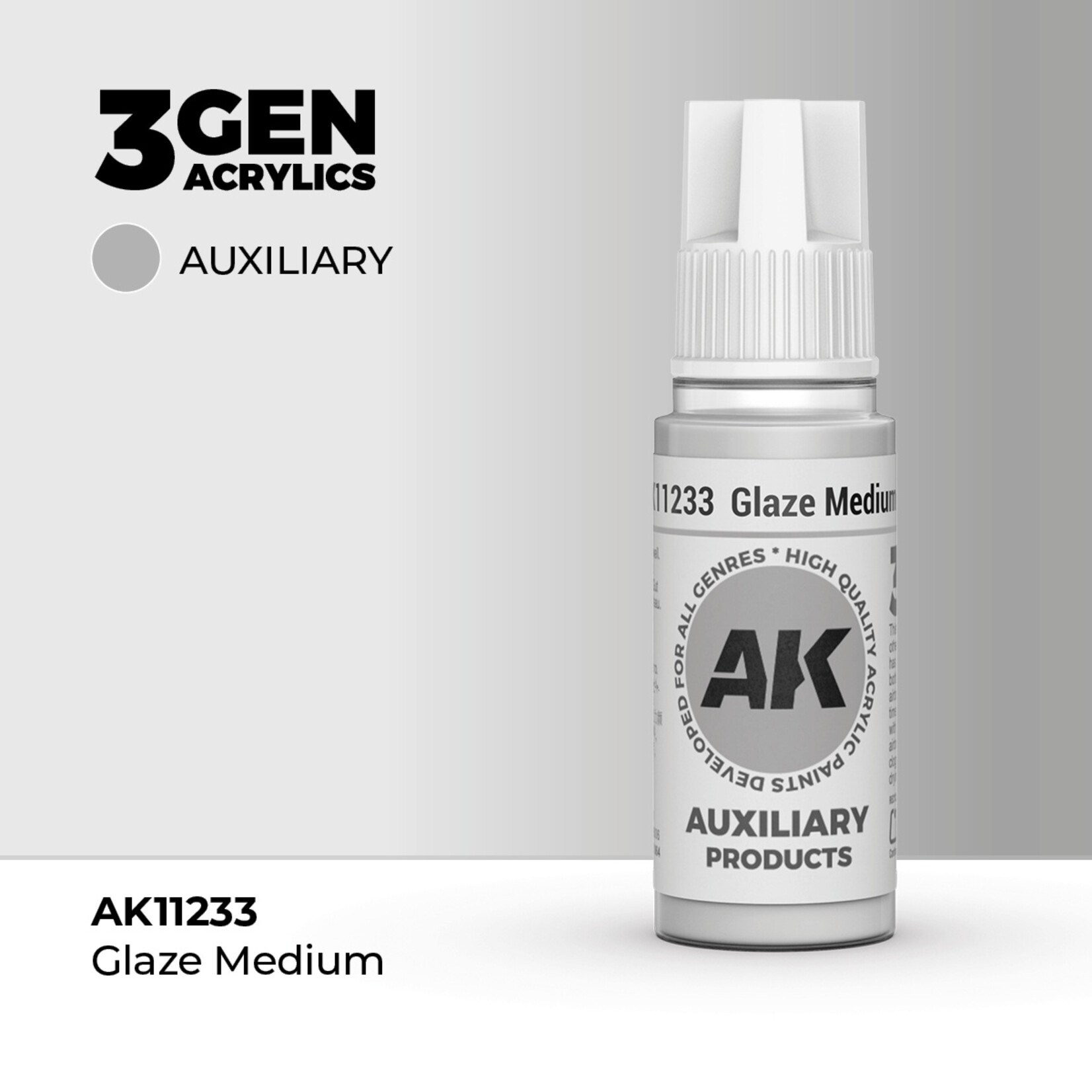 AK Interactive AK 3rd Gen Acrylics: Glaze Medium (17ml)