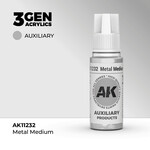 AK Interactive AK 3rd Gen Acrylics: Metal Medium (17ml)