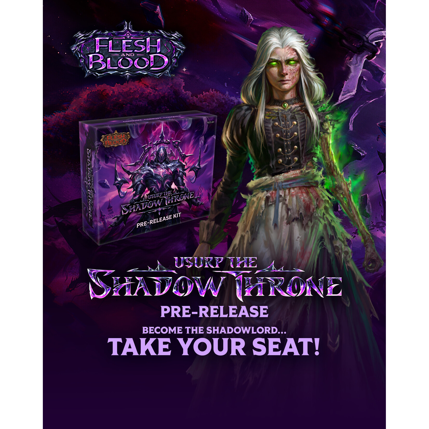 Legend Story Studios Flesh and Blood  Pre-release Usurp the Shadow Throne 20-9-2026