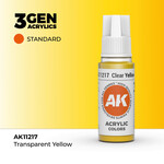 AK Interactive AK 3rd Gen Acrylics: Clear Yellow (17ml) **