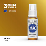AK Interactive AK 3rd Gen Acrylics: Gold (17ml)