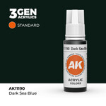 AK Interactive AK 3rd Gen Acrylics: Dark Sea Blue (17ml)