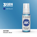 AK Interactive AK 3rd Gen Acrylics: Metallic Blue (17ml)