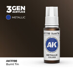 AK Interactive AK 3rd Gen Acrylics: Burnt Tin (17ml)