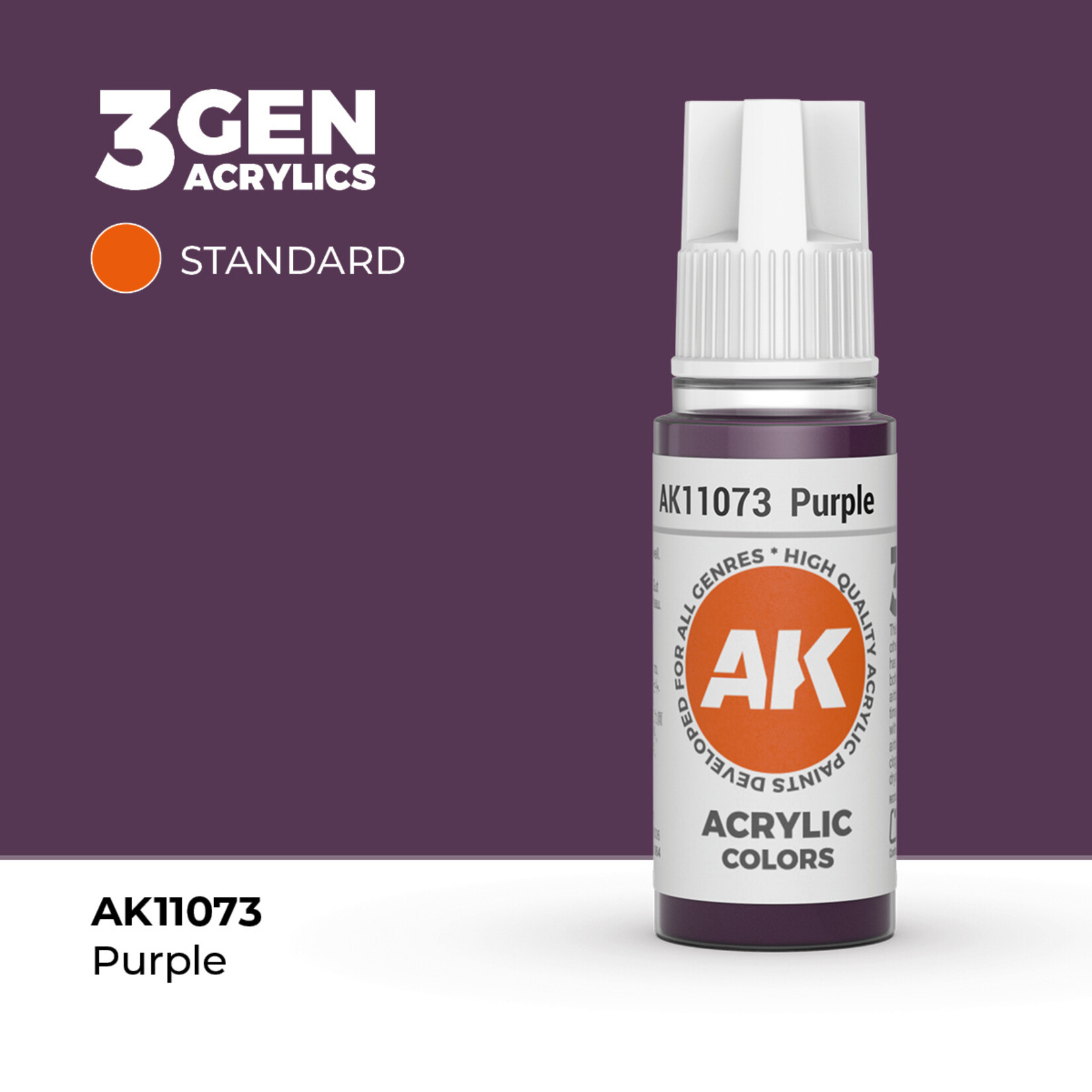 AK Interactive AK 3rd Gen Acrylics: Purple (17ml)