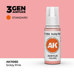 AK Interactive AK 3rd Gen Acrylics: Sickly Pink (17ml)