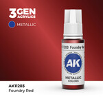 AK Interactive AK 3rd Gen Acrylics: Foundry Red (17ml)