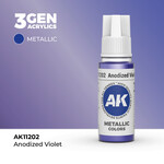 AK Interactive AK 3rd Gen Acrylics: Anodized Violet (17ml)
