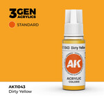 AK Interactive AK 3rd Gen Acrylics: Dirty Yellow (17ml)