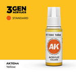 AK Interactive AK 3rd Gen Acrylics: Yellow (17ml)