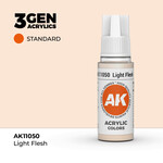 AK Interactive AK 3rd Gen Acrylics: Light Flesh (17ml)