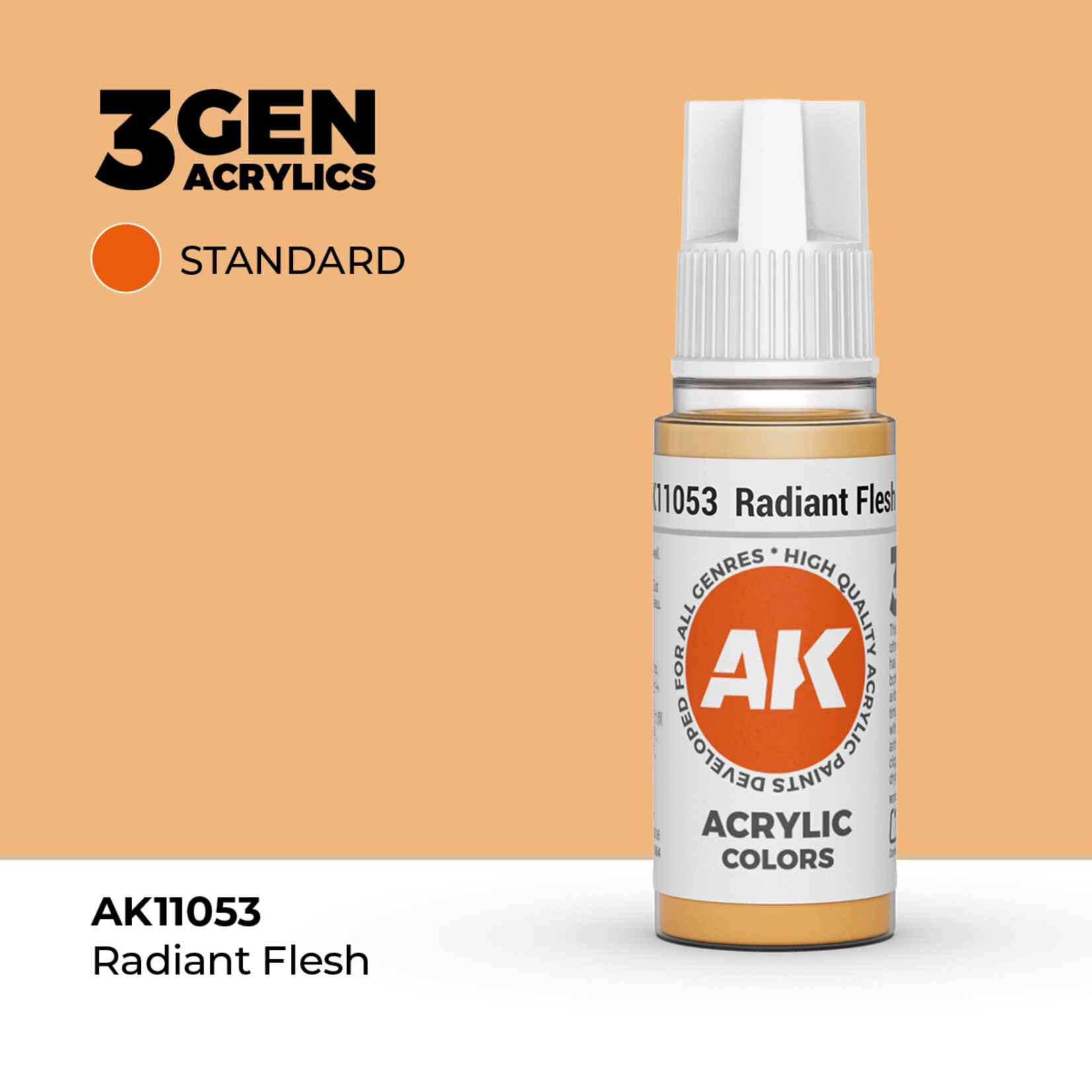 AK Interactive AK 3rd Gen Acrylics: Radiant Flesh (17ml)