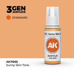 AK Interactive AK 3rd Gen Acrylics: Sunny Skin Tone (17ml)
