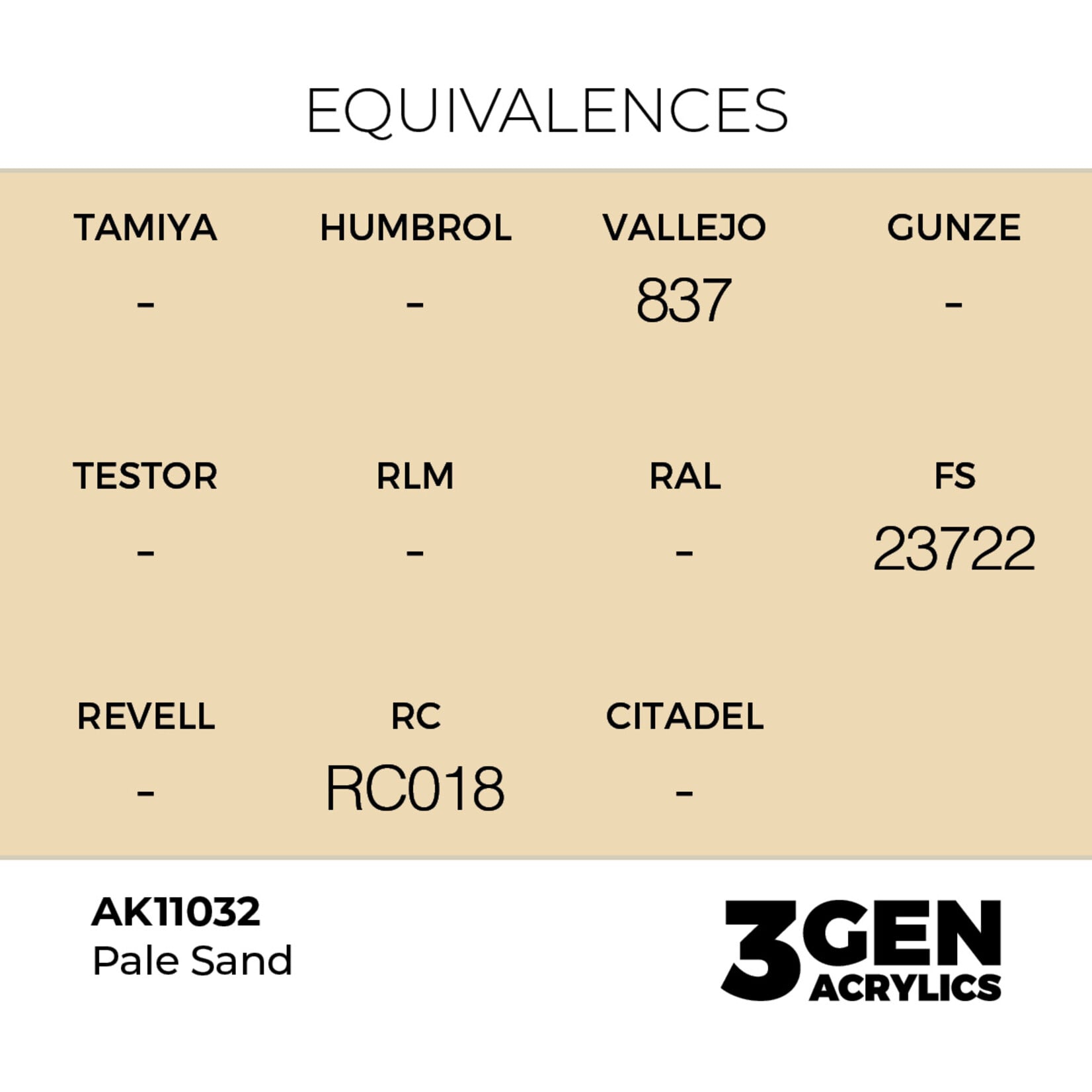 AK Interactive AK 3rd Gen Acrylics: Pale Sand (17ml)