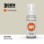 AK Interactive AK 3rd Gen Acrylics: Silver Grey (17ml)