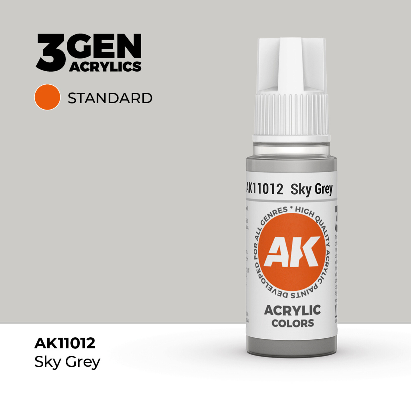 AK Interactive AK 3rd Gen Acrylics: Sky Grey (17ml)