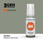 AK Interactive AK 3rd Gen Acrylics: Medium Sea Grey (17ml)