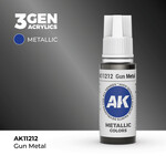 AK Interactive AK 3rd Gen Acrylics: Gun Metal (17ml)