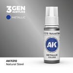 AK Interactive AK 3rd Gen Acrylics: Natural Steel (17ml)