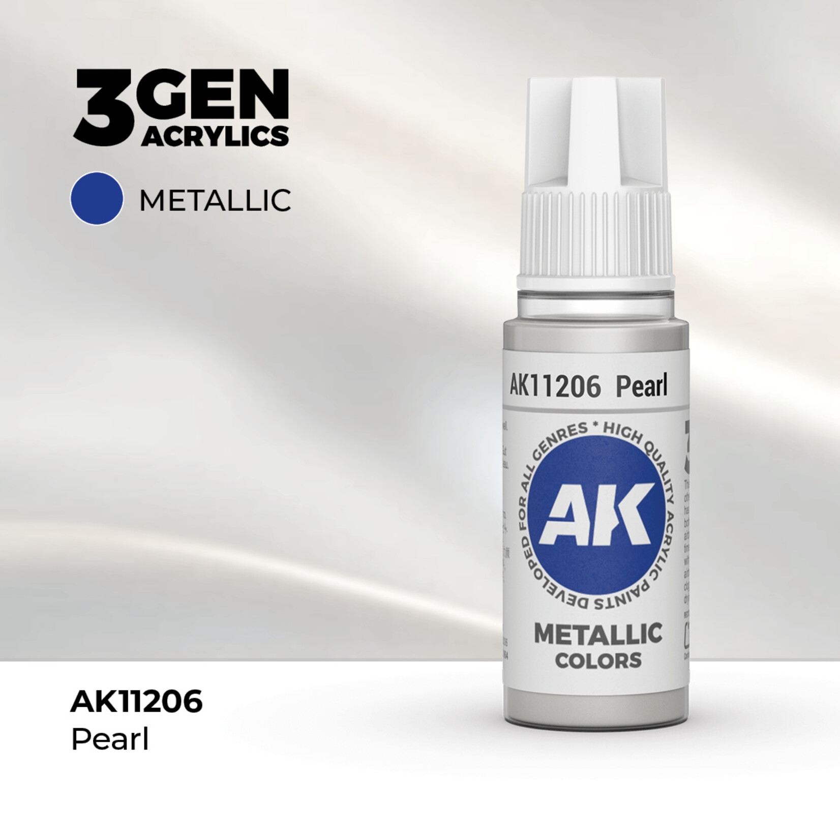 AK Interactive AK 3rd Gen Acrylics: Pearl (17ml)