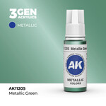 AK Interactive AK 3rd Gen Acrylics: Metallic Green (17ml)