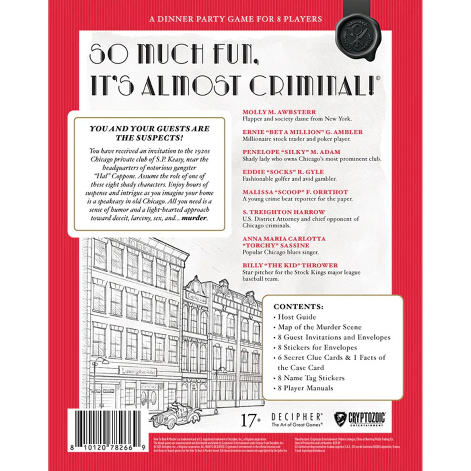 Cryptozoic Entertainment How to Host a Murder: Chicago Caper (EN)