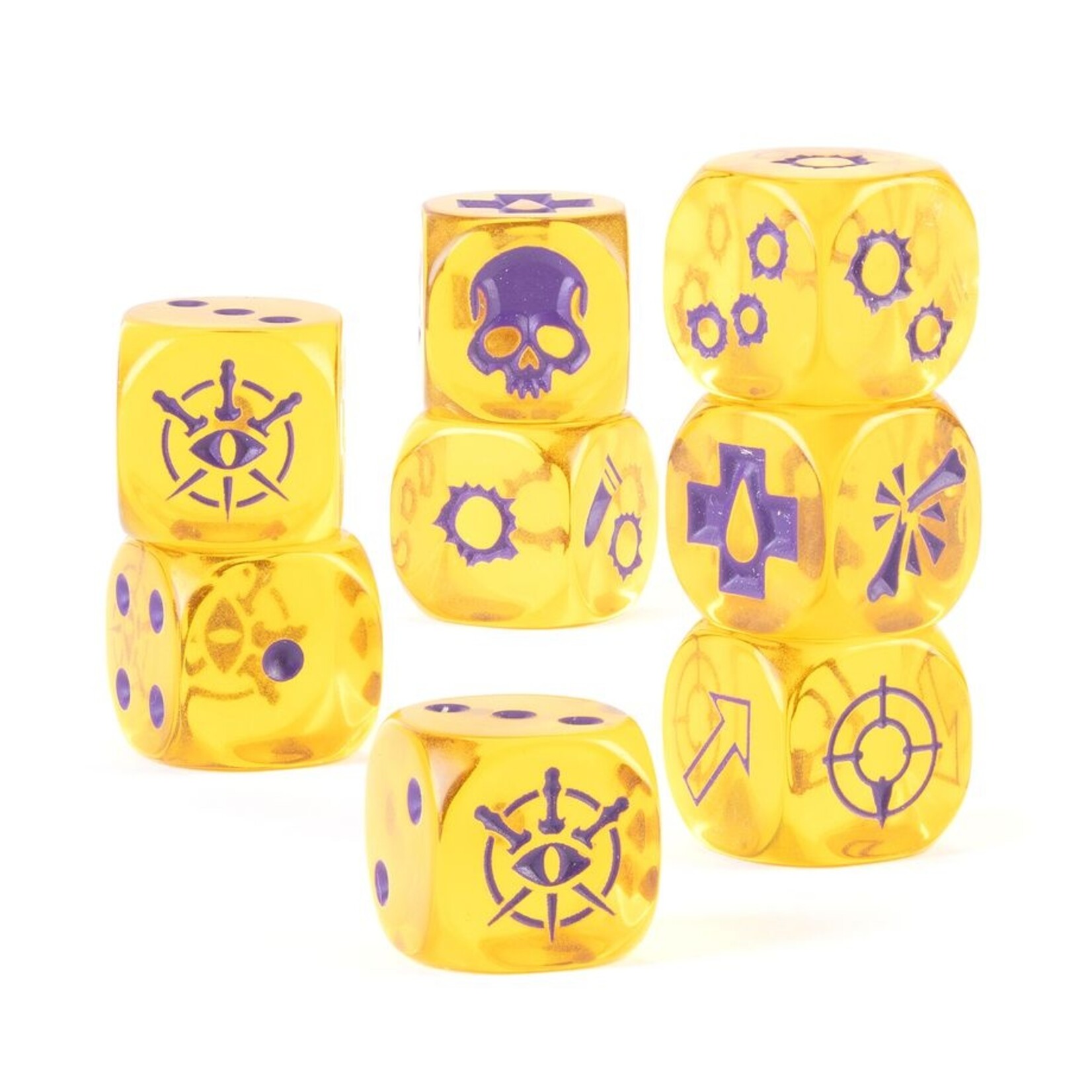 Games Workshop Necromunda House Escher Dice Set