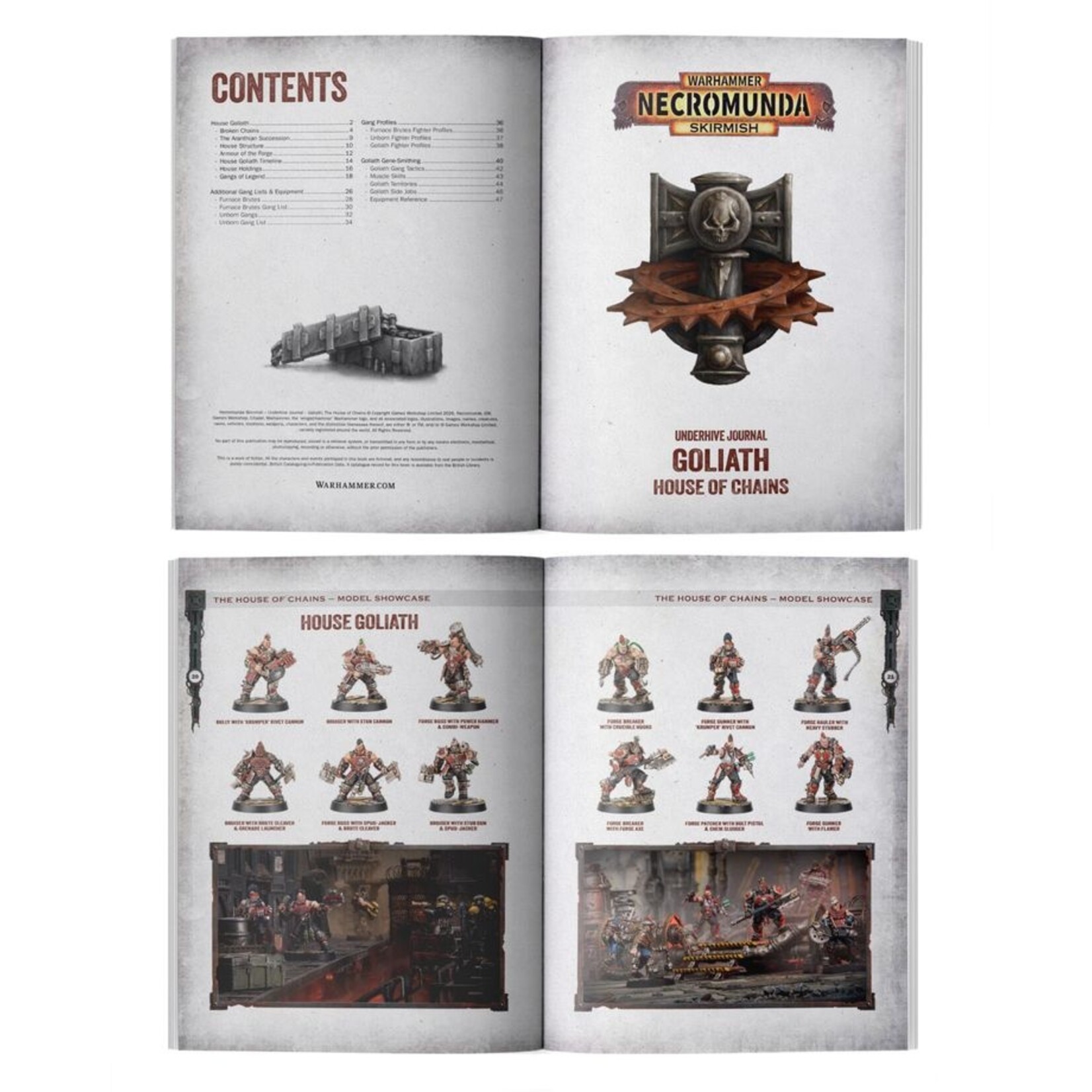 Games Workshop Necromunda Underhive Journal - Goliath: House of Chains (EN)