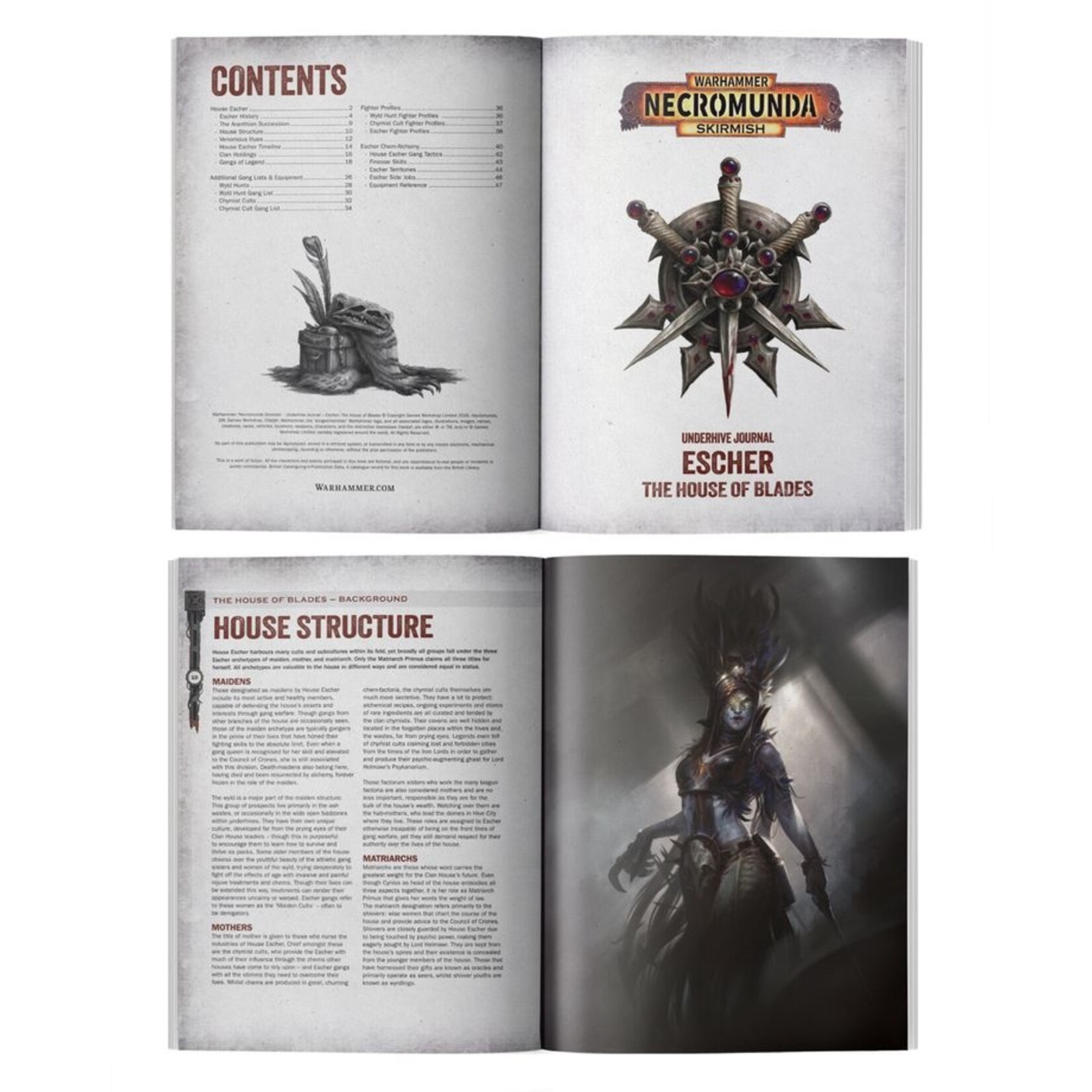 Games Workshop Necromunda Underhive Journal - Escher: House of Blades (EN)