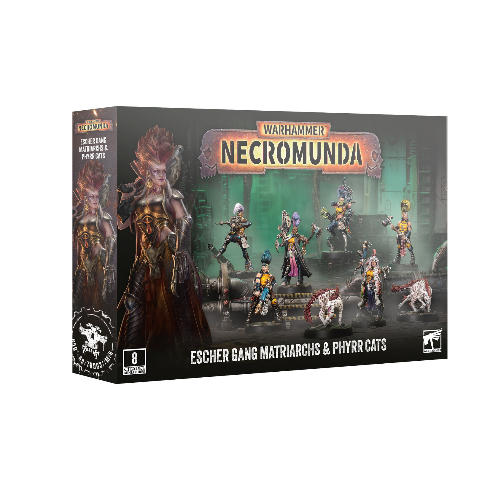 Games Workshop Necromunda Escher Matriarchs & Phyrr Cats