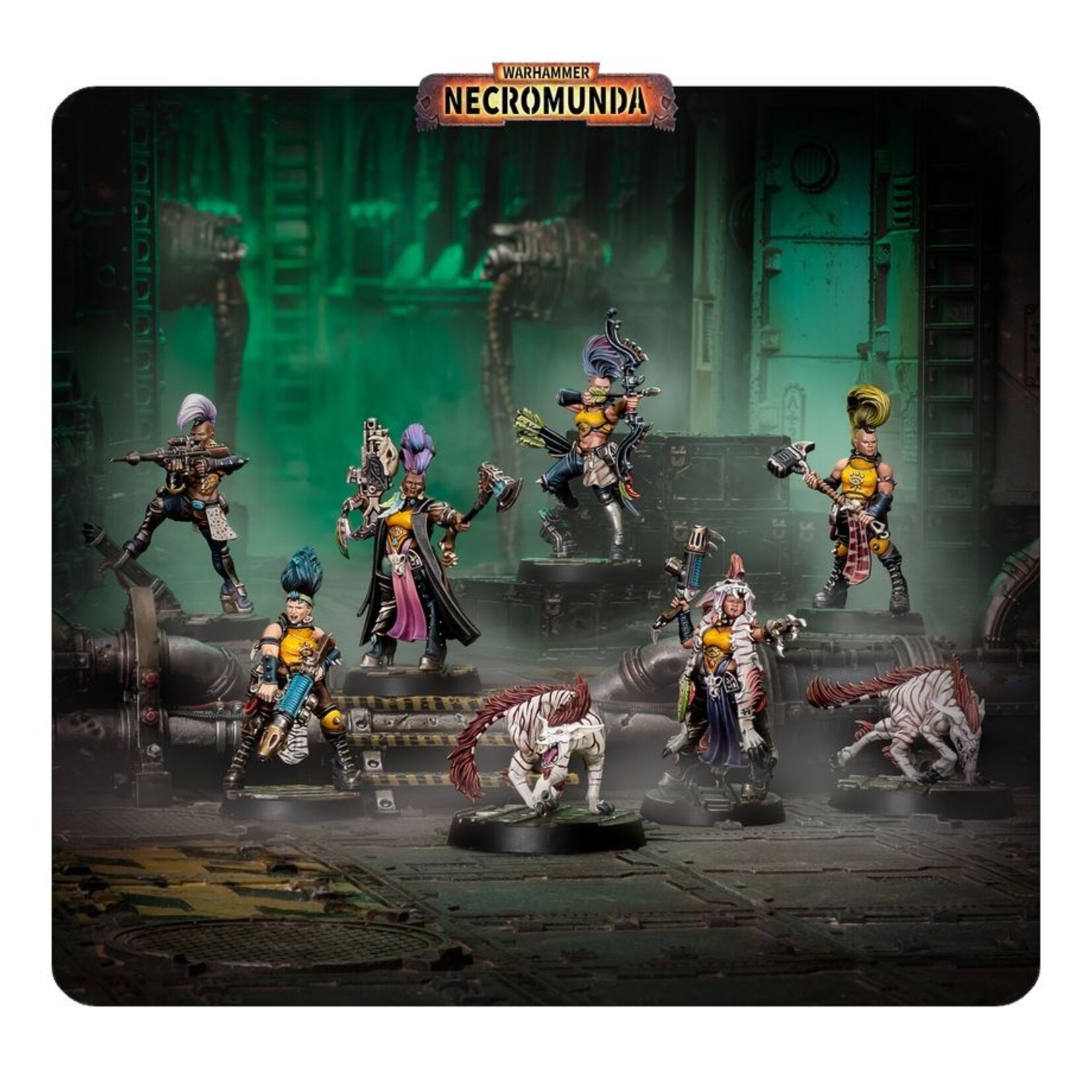 Games Workshop Necromunda Escher Matriarchs & Phyrr Cats