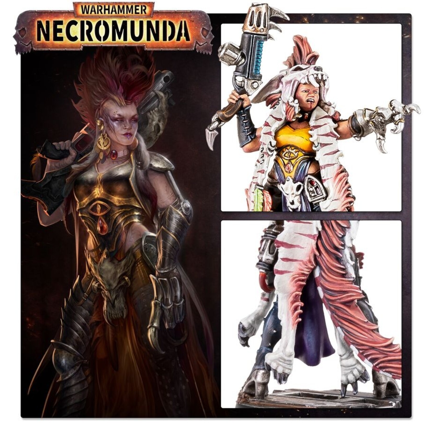 Games Workshop Necromunda Escher Matriarchs & Phyrr Cats