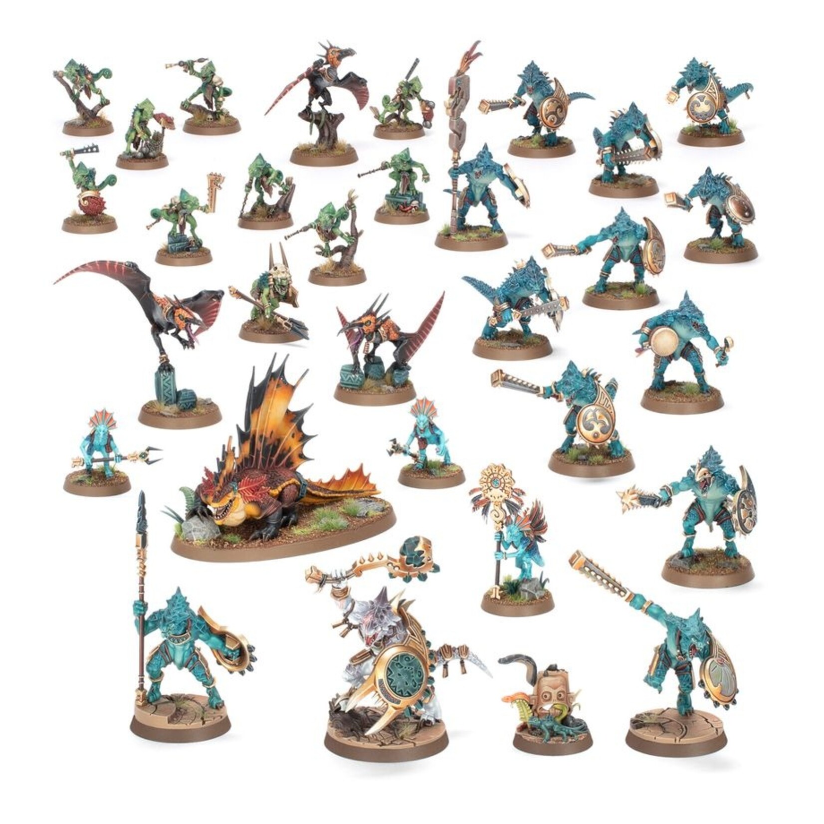 Games Workshop Spearhead: Seraphon Sunblooded Prowlers